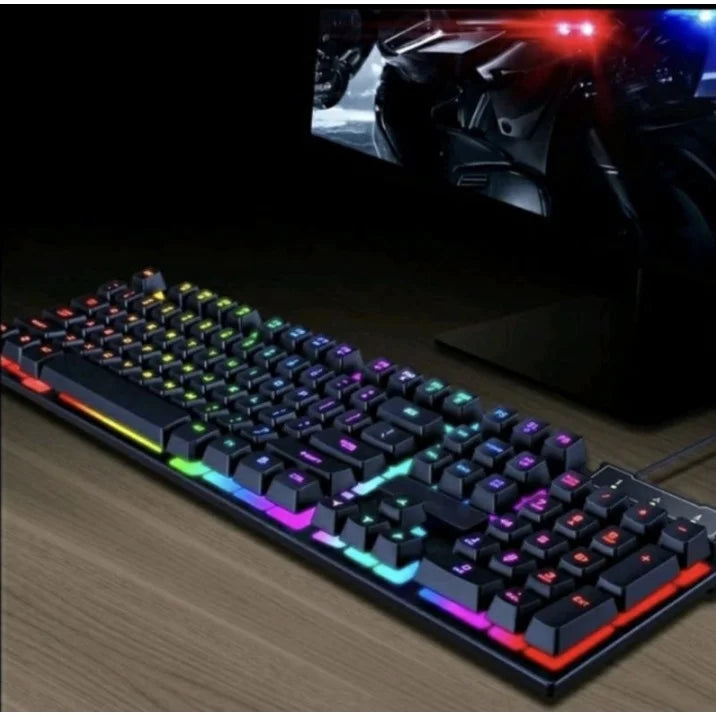 Teclado Gamer Semi-mecânico RGB